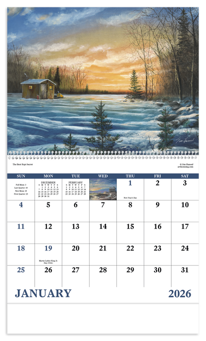 Good Value Scenic Memories  Spiral Calendar-7046