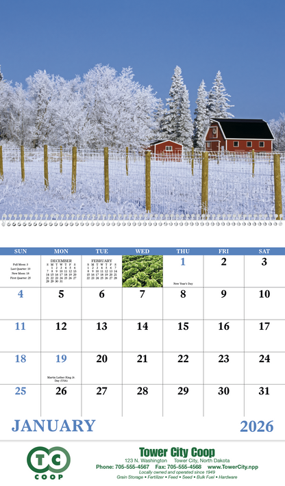 Good Value Agriculture  Spiral Calendar-7047