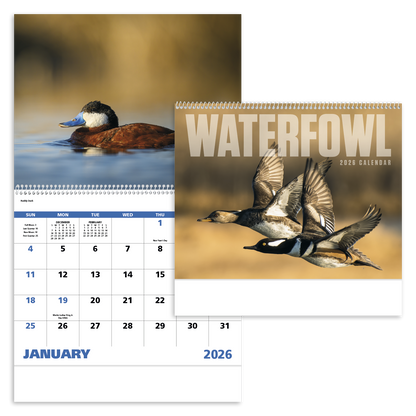 Good Value Waterfowl  Spiral Calendar-7048