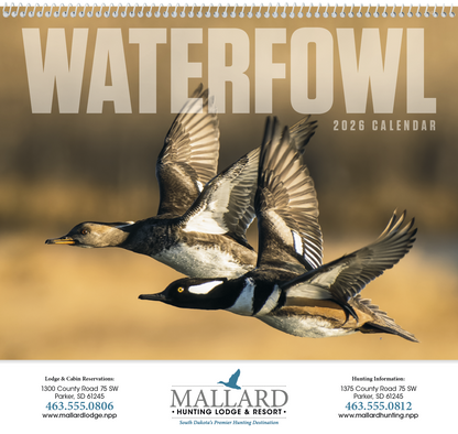 Good Value Waterfowl  Spiral Calendar-7048