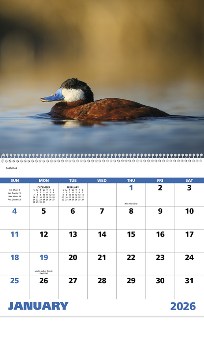 Good Value Waterfowl  Spiral Calendar-7048