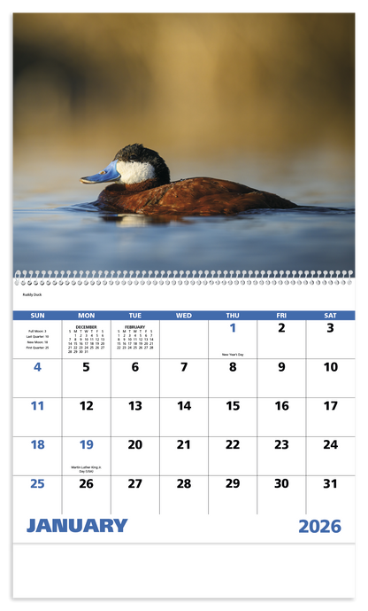 Good Value Waterfowl  Spiral Calendar-7048