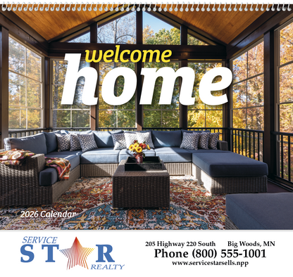 Good Value Welcome Home  Spiral Calendar-7049