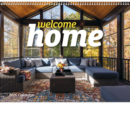 Good Value Welcome Home  Spiral Calendar-7049