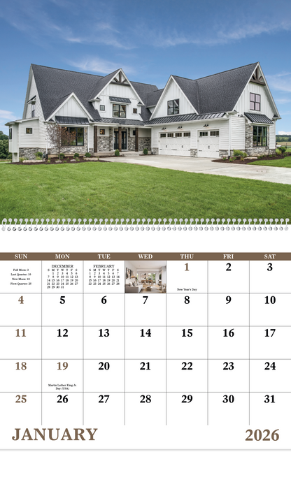 Good Value Welcome Home  Spiral Calendar-7049