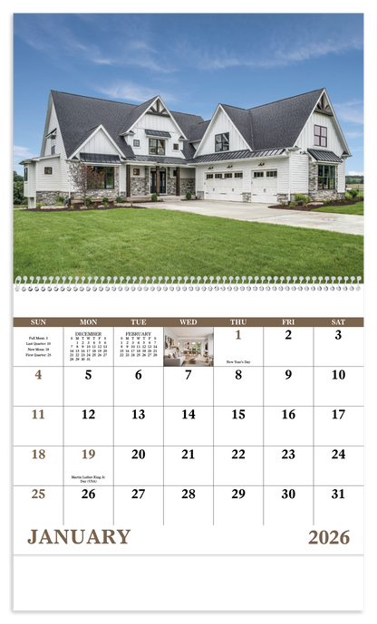 Good Value Welcome Home  Spiral Calendar-7049