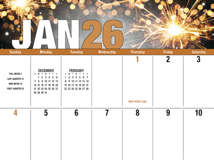 Good Value Seasonal Expressions Big Block Calendar-7050