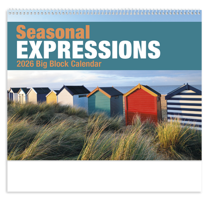 Good Value Seasonal Expressions Big Block Calendar-7050