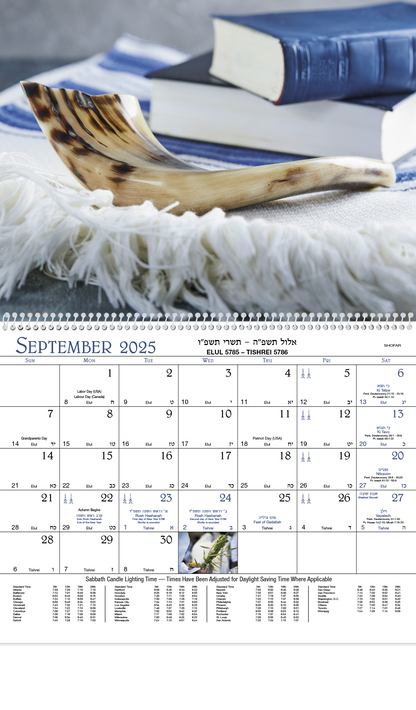 Good Value Jewish Life  Spiral Calendar-7051