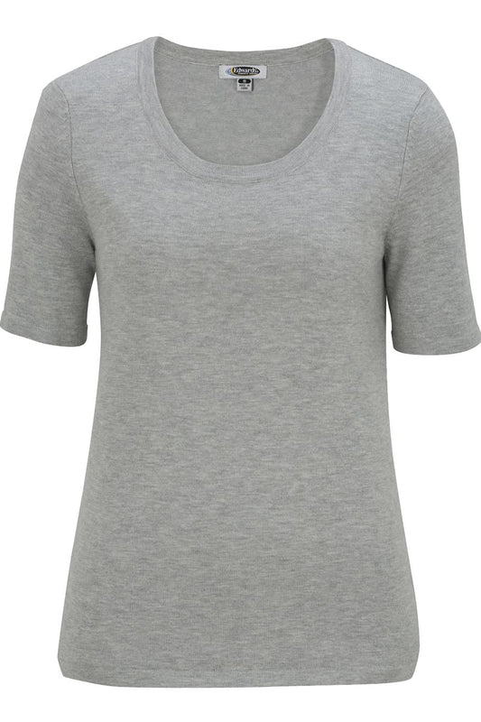 Tri Blend Ladies Scoop Neck Sweater - 7055