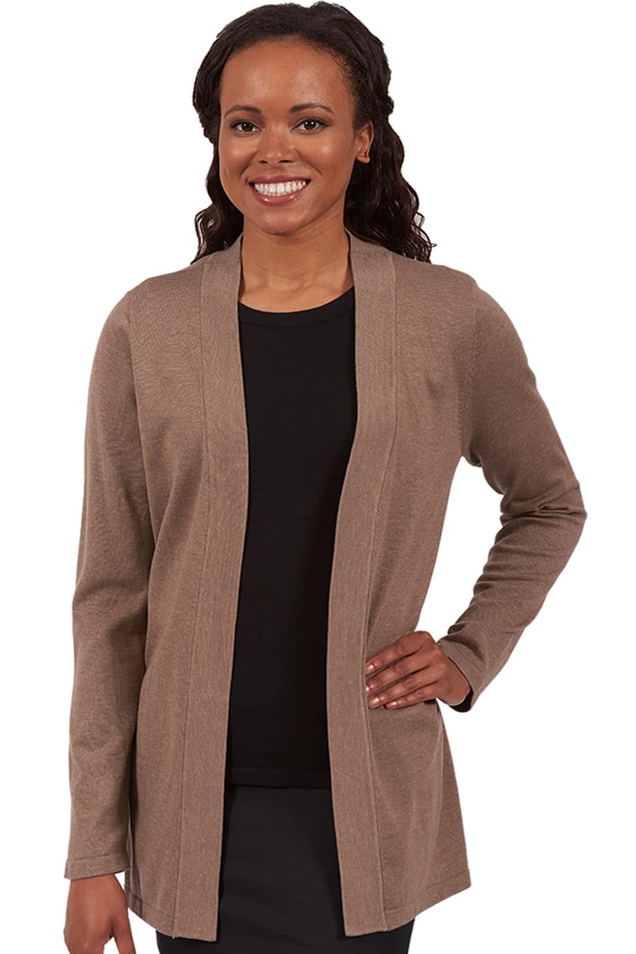 Tri Blend Ladies Open Cardigan