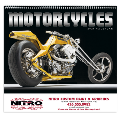 Good Value Motorcycles  Spiral Calendar-7056