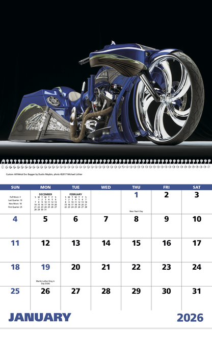 Good Value Motorcycles  Spiral Calendar-7056