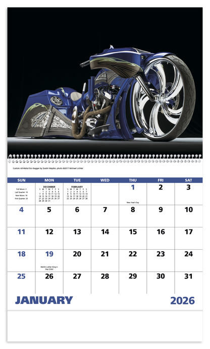 Good Value Motorcycles  Spiral Calendar-7056