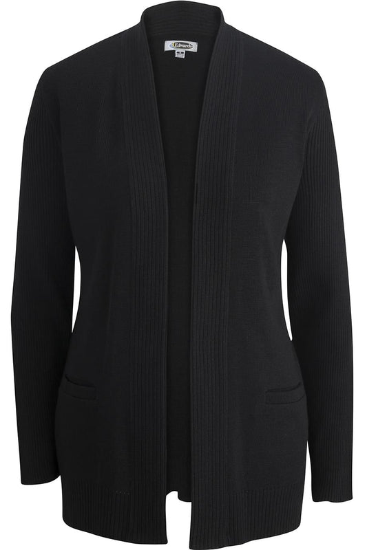 Ladies Open Cardigan Acrylic Sweater - 7059