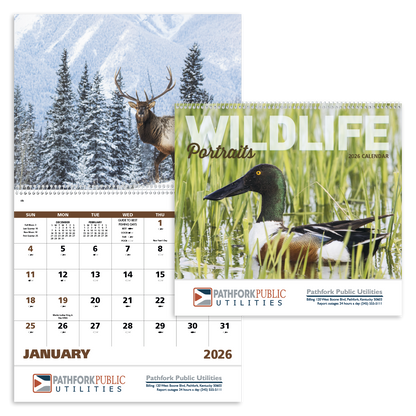 Good Value Wildlife Portraits  Spiral Calendar-7063