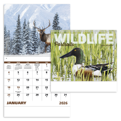 Good Value Wildlife Portraits  Spiral Calendar-7063