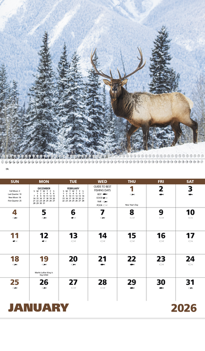 Good Value Wildlife Portraits  Spiral Calendar-7063