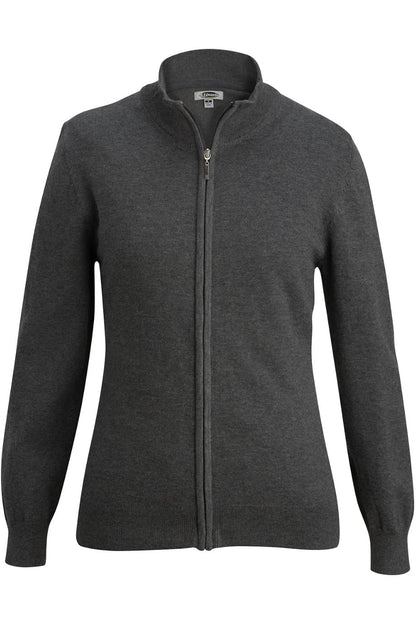 Tri Blend Ladies Full Zip Cardigan - 7064