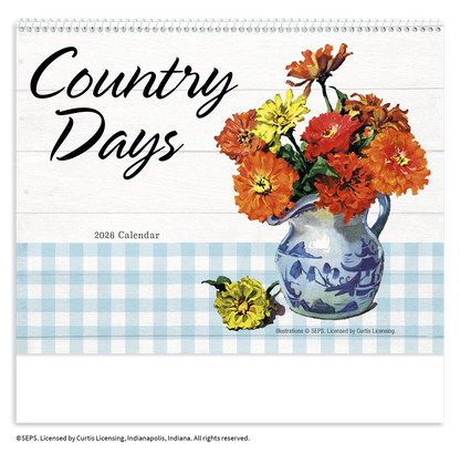 Good Value Country Days  Spiral Calendar-7066