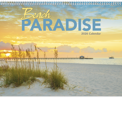 Good Value Beach Paradise  Spiral Calendar-7068