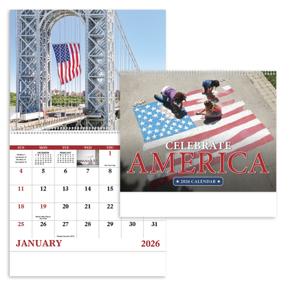 Good Value Celebrate America  Spiral Calendar-7069