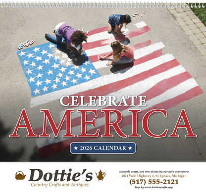 Good Value Celebrate America  Spiral Calendar-7069