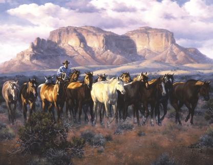 Good Value Western Frontier  Spiral Calendar-7071