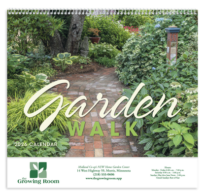 Good Value Garden Walk  Spiral Calendar-7077