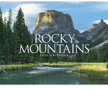 Good Value Rocky Mountains  Spiral Calendar-7078