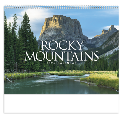 Good Value Rocky Mountains  Spiral Calendar-7078