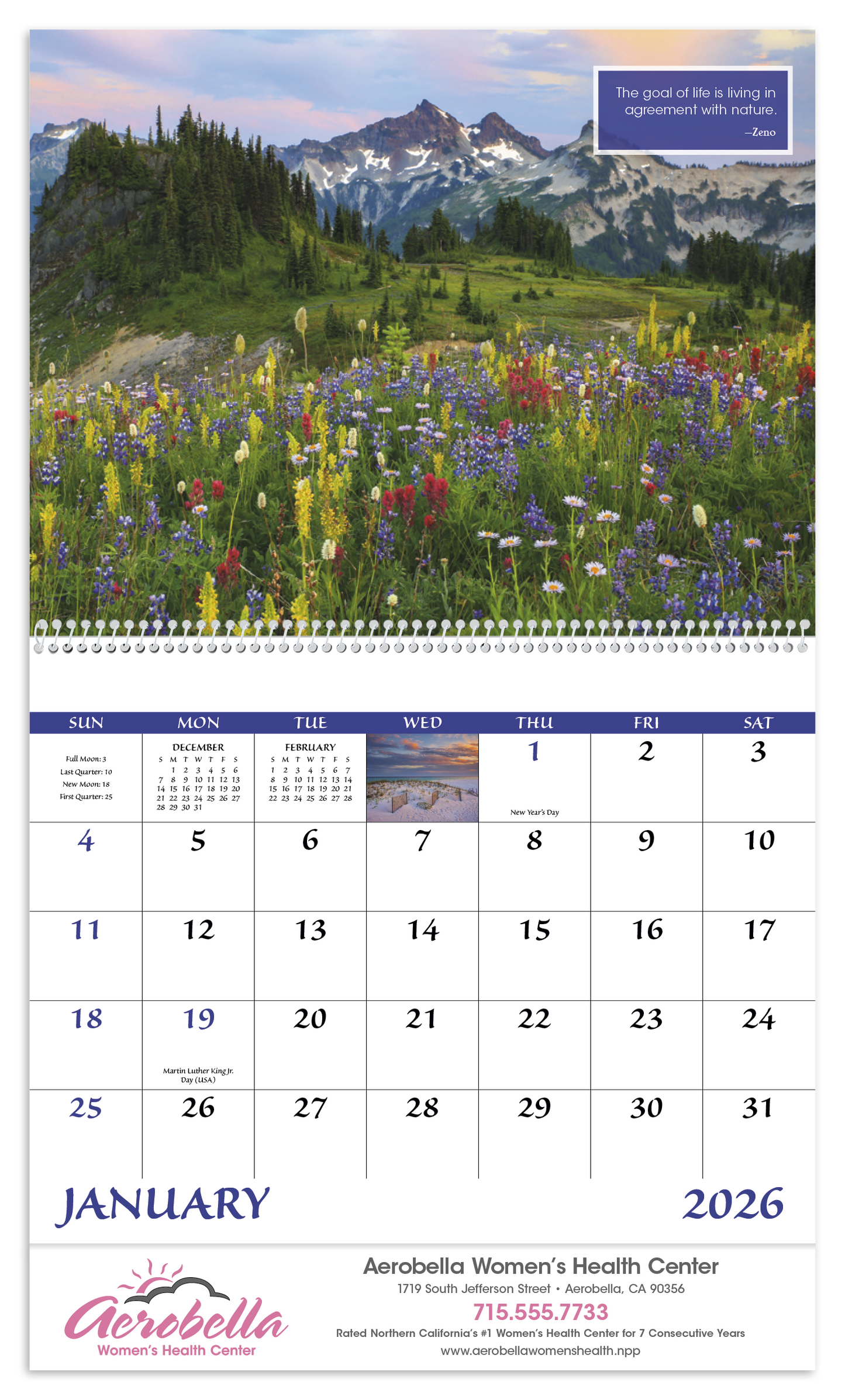 Good Value Inspirations for Life  Spiral Calendar-7079