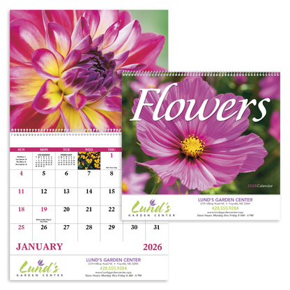 Good Value Flowers  Spiral Calendar-7080