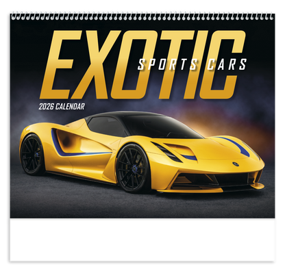 Good Value Exotic Sports Cars  Spiral Calendar-7081