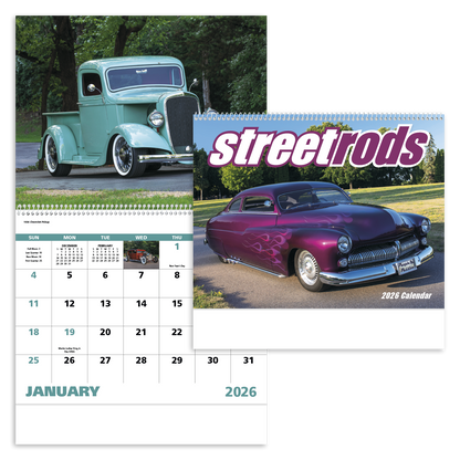 Good Value Street Rods  Spiral Calendar-7083