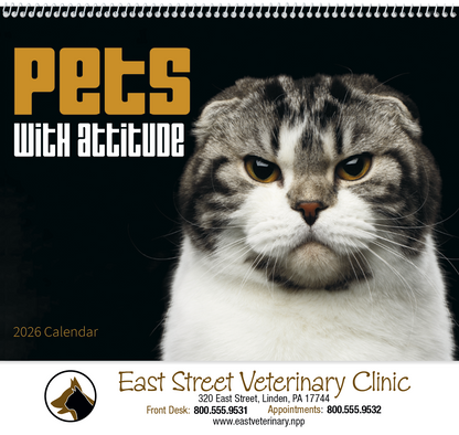 Good Value Pets with Attitude  Spiral Calendar-7086