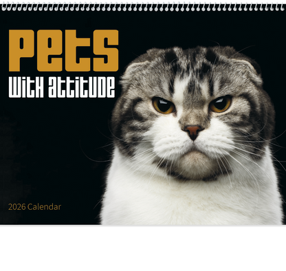 Good Value Pets with Attitude  Spiral Calendar-7086