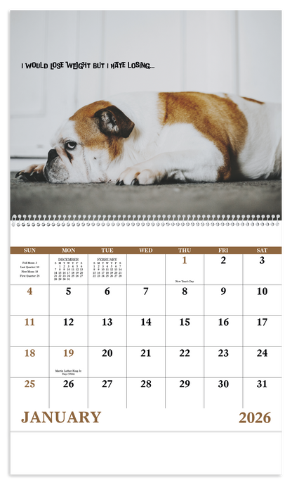 Good Value Pets with Attitude  Spiral Calendar-7086