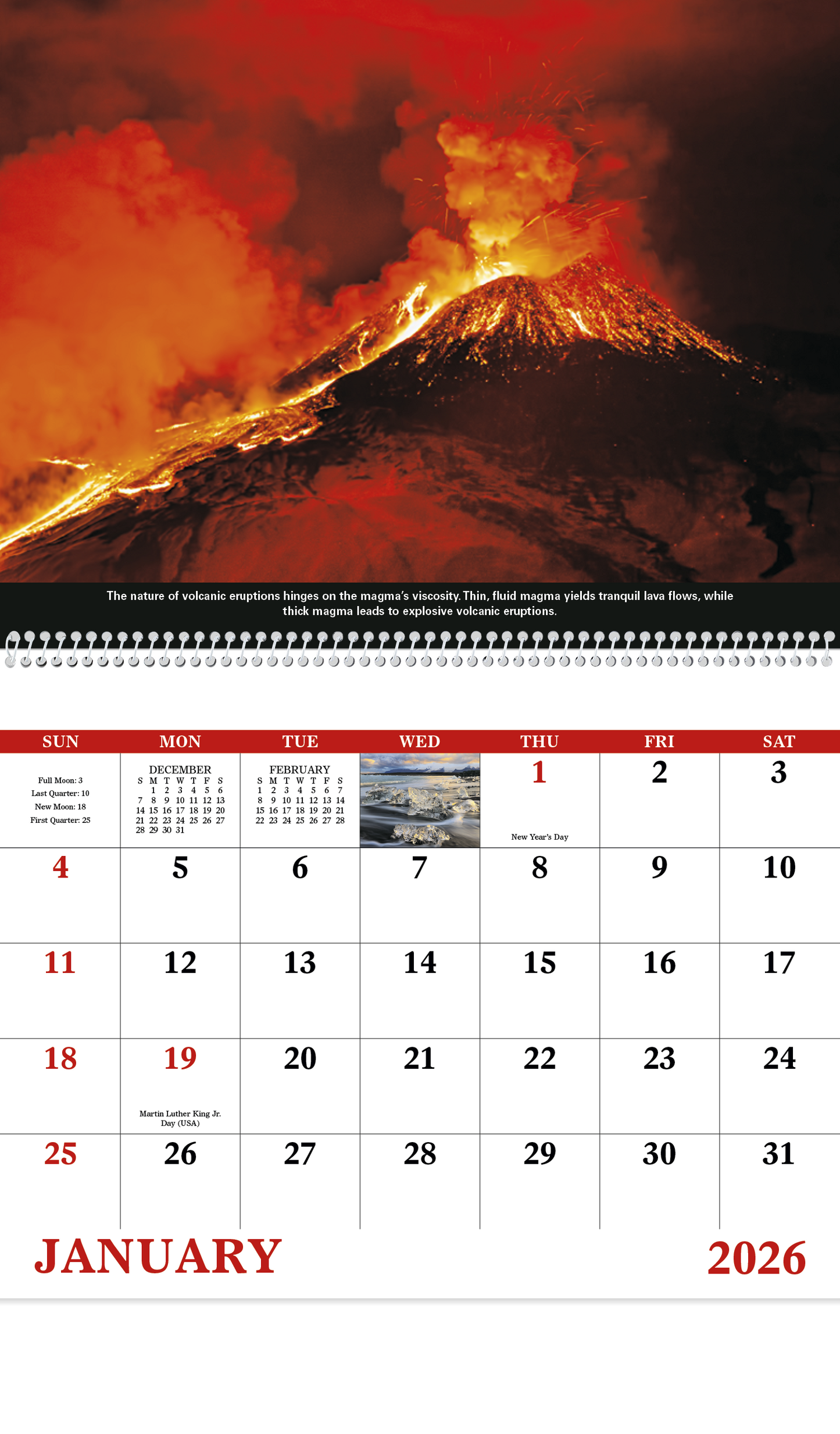 Good Value The Power of Nature  Spiral Calendar-7103