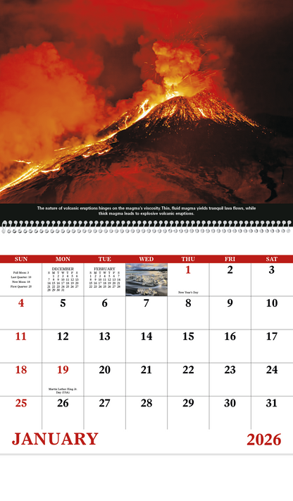 Good Value The Power of Nature  Spiral Calendar-7103