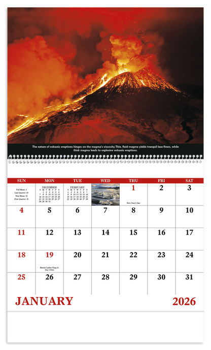Good Value The Power of Nature  Spiral Calendar-7103