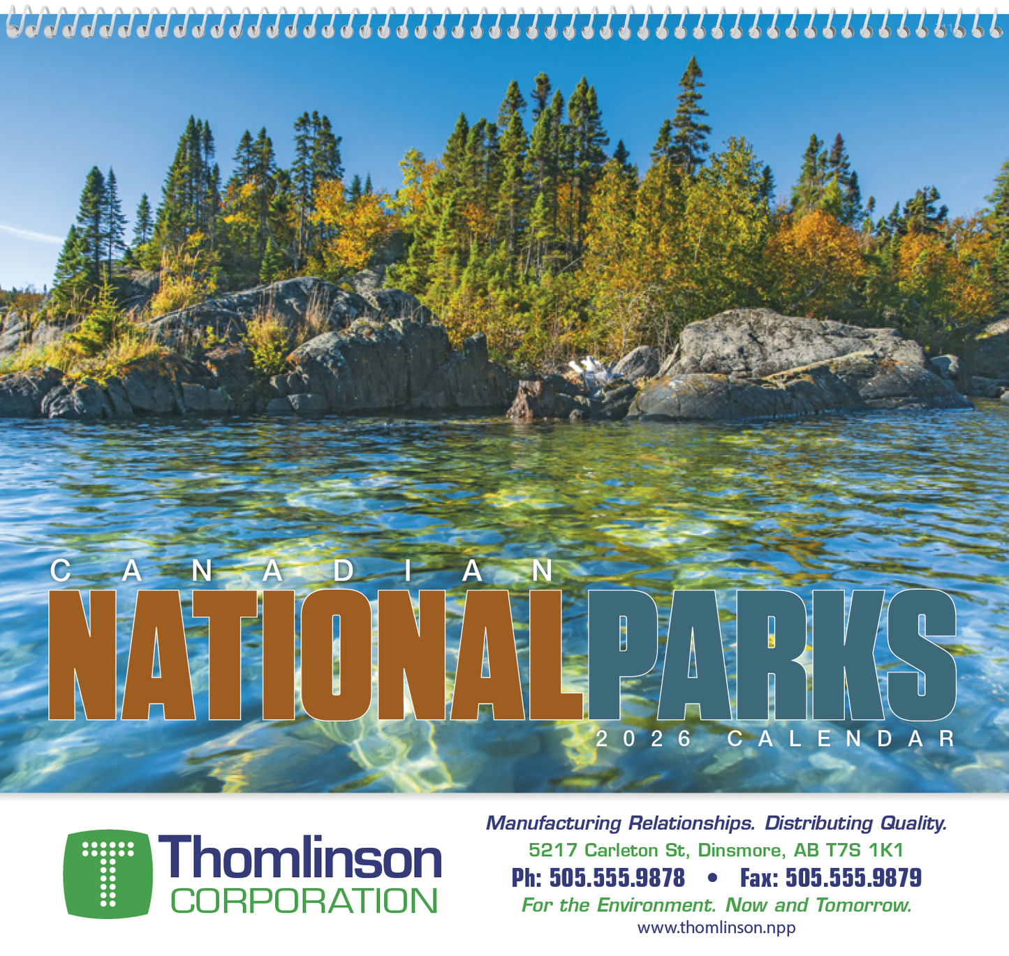 Good Value Canadian National Parks  Spiral Calendar-7113