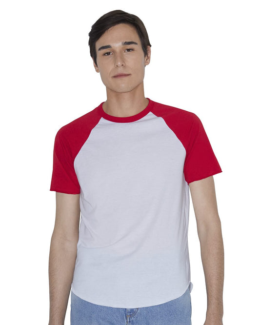 American Apparel Poly/Cotton Raglan Tee - RSABB4237W