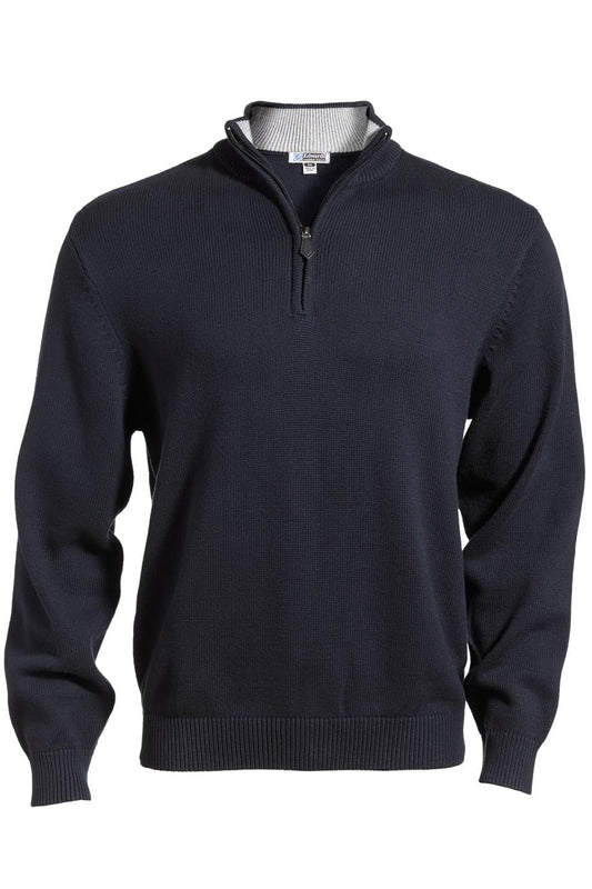 Cotton Blend Unisex 1/4 Zip Sweater - 712
