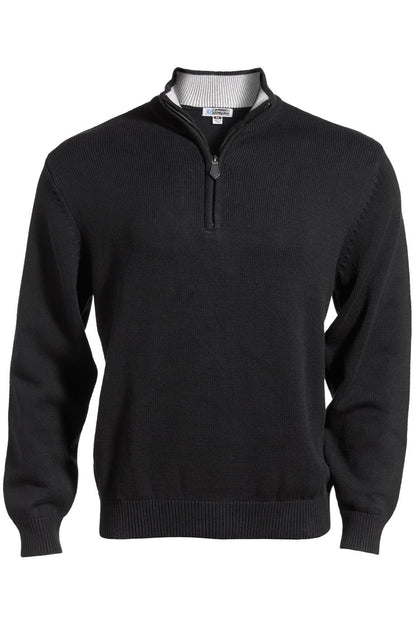 Cotton Blend Unisex 1/4 Zip Sweater - 712