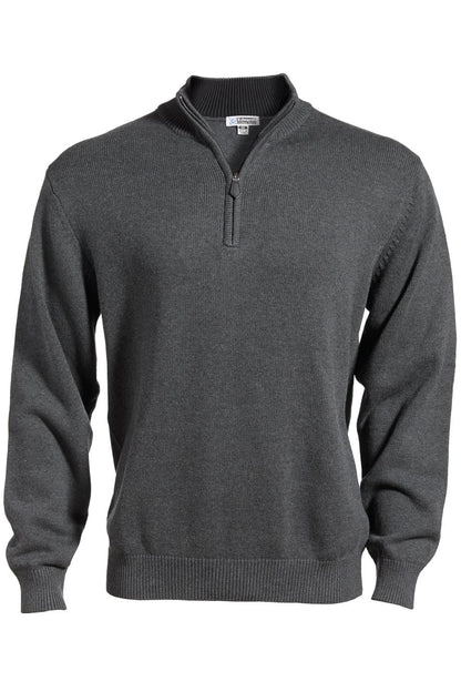Cotton Blend Unisex 1/4 Zip Sweater - 712