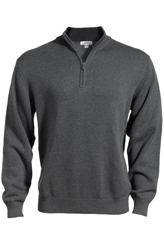 Cotton Blend Unisex 1/4 Zip Sweater - 712