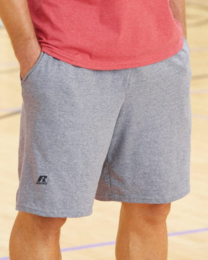 Russell Athletic Cotton Classic Jersey Shorts with Pockets - 25843M