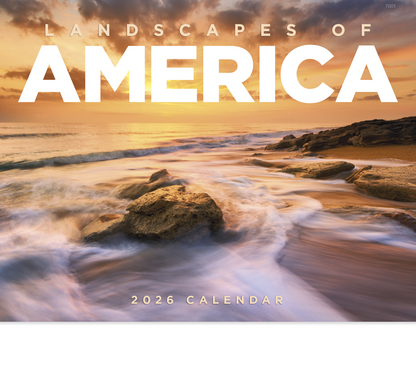 Good Value Landscapes of America  Stapled Calendar-7201
