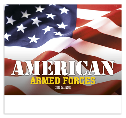 Good Value American Armed Forces  Stapled Calendar-7212